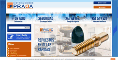 Desktop Screenshot of distribucionesprada.com