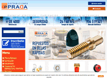 Tablet Screenshot of distribucionesprada.com